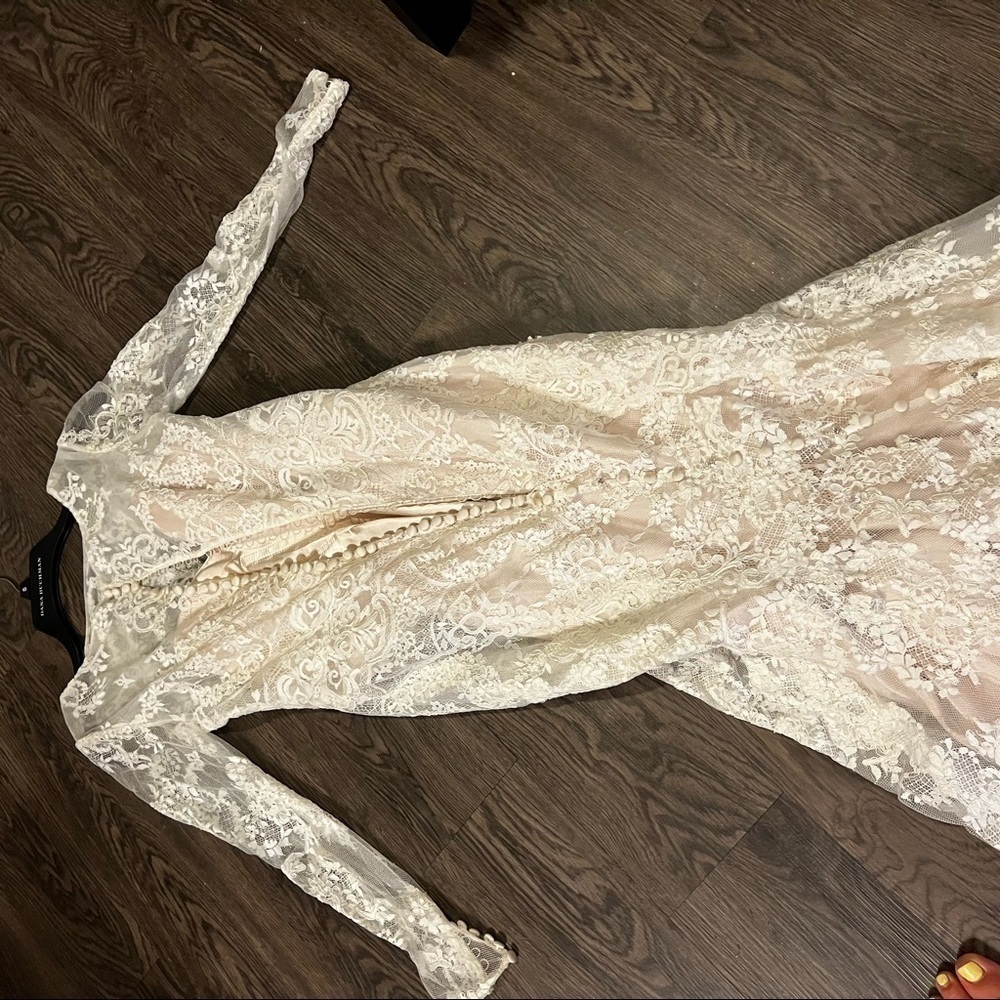 Allure bride bridal gown with lace and train inc,veil - Picture 6 of 12